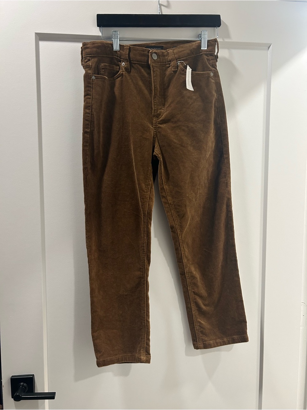 Banana Republic Corduroy Straight-Leg Pants in Brown